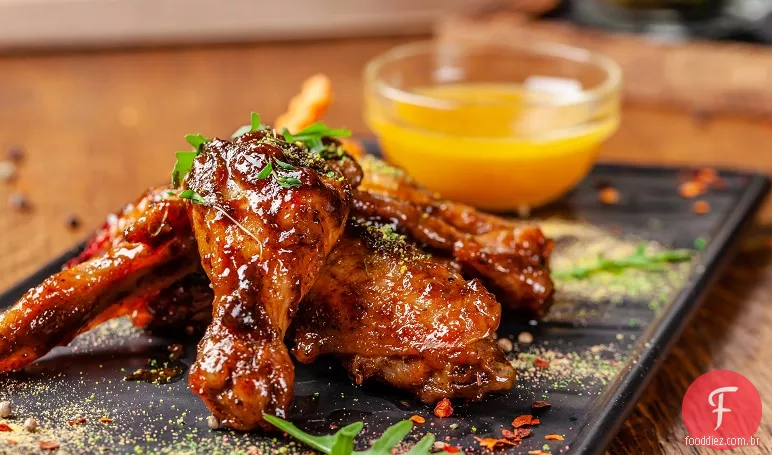 Frango Com Mostarda E Mel Assado