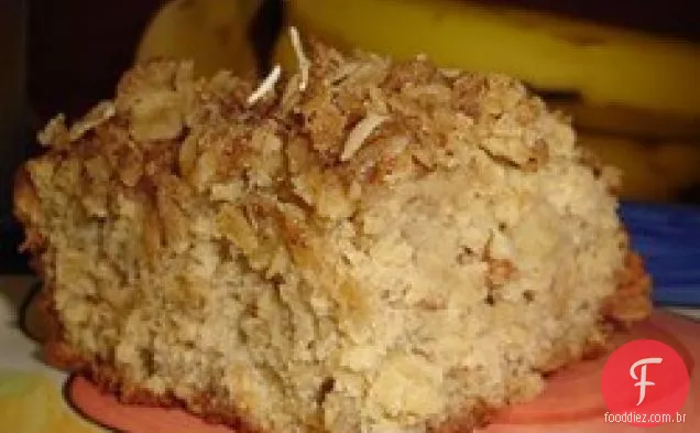 Bolo De Farinha De Aveia Banana