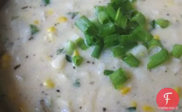 Milho e Cheddar Chowder