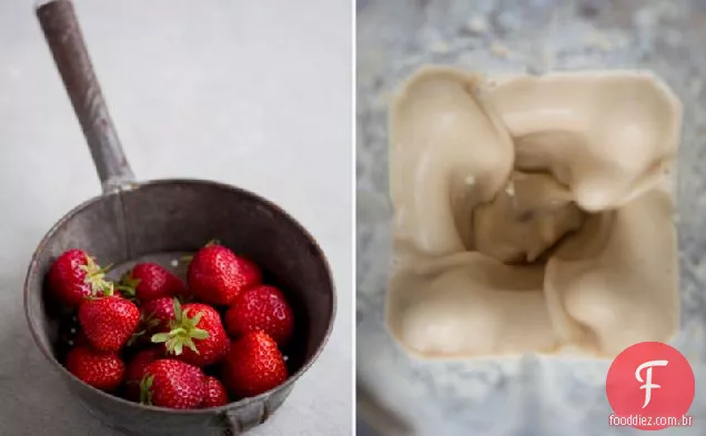 Morango Manteiga De Amendoim Milkshake