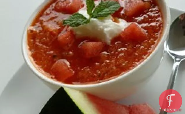 O gaspacho de melancia de Julia