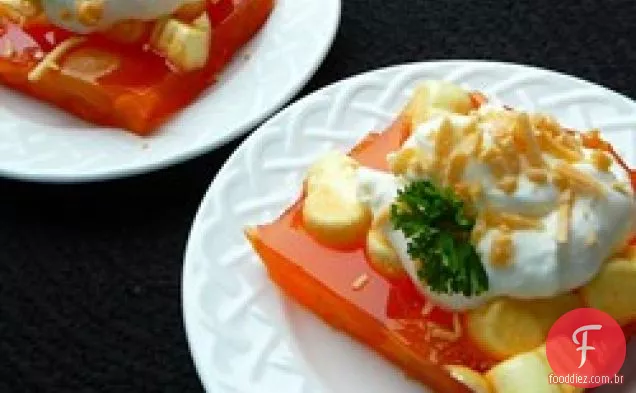 Salada De Gelatina De Damasco-Laranja