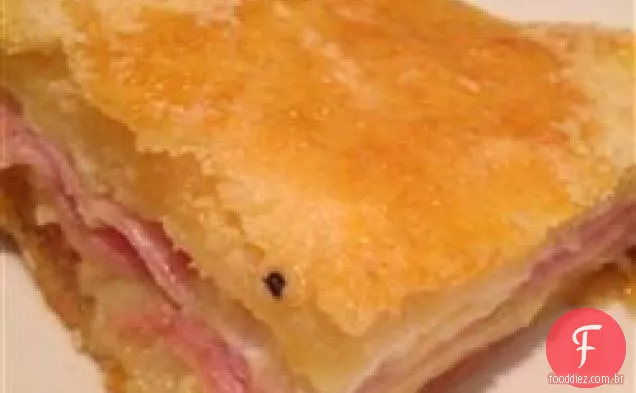 Presunto picante e Quadrados de queijo