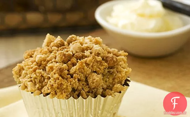 Muffins De Manga Streusel De Amendoim