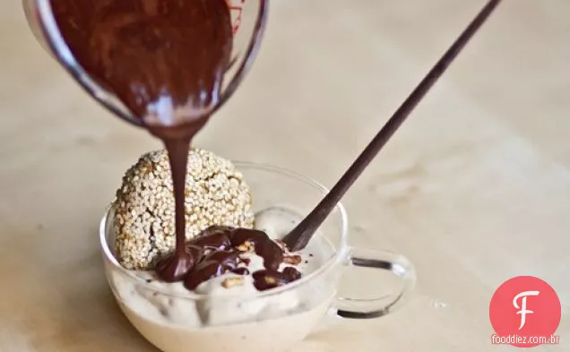 Manteiga De Amendoim Banana Soft Serve