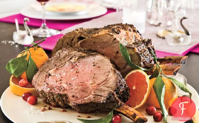 Assado De Costela Com Crosta De Erva-Doce