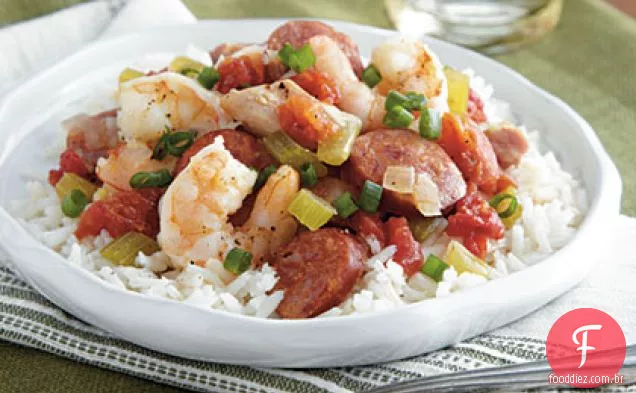 Salsicha Jambalaya