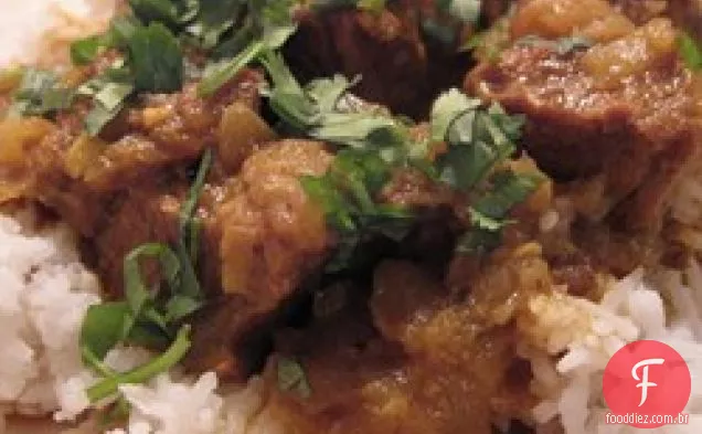 Curry De Carne De Bangladesh Autêntico