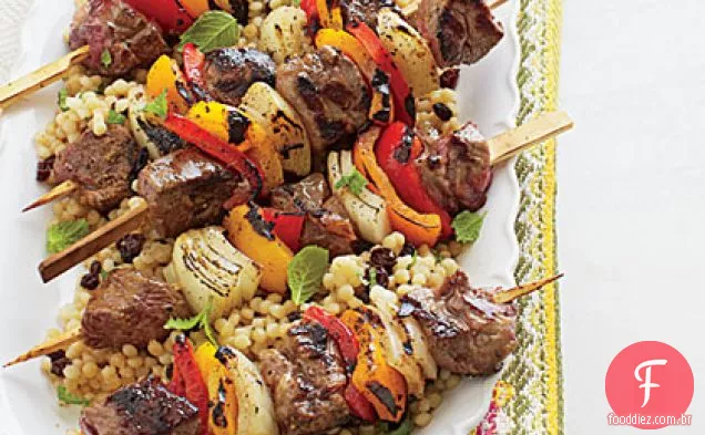Kebabs De Cordeiro Temperados