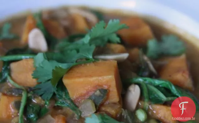 Guisado De Amendoim Africano Vegetariano