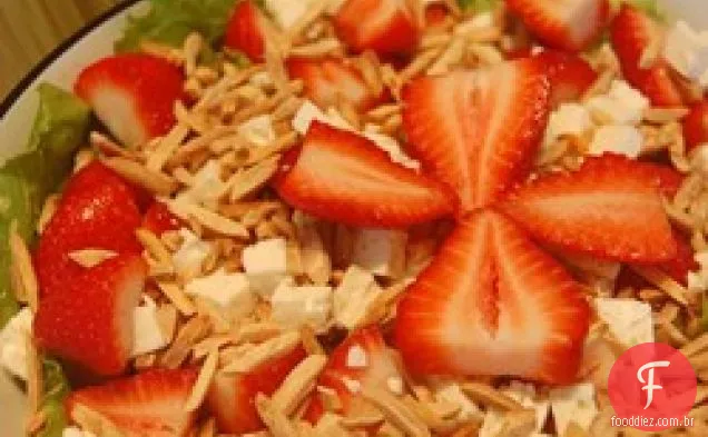 Salada de morango e Feta