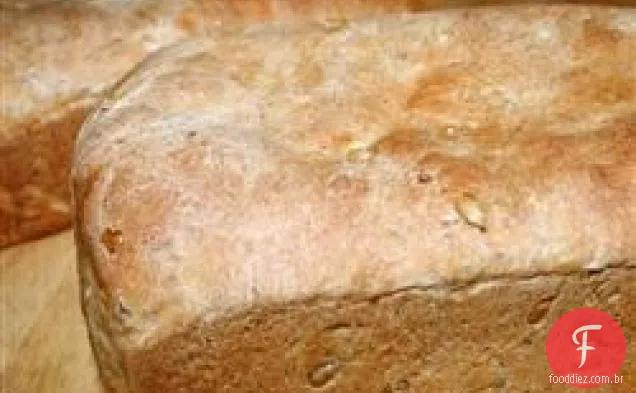 Pão de semente de linho e girassol