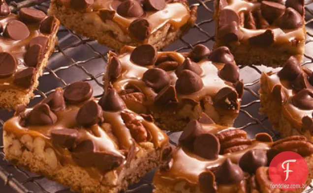Barras De Caramelo Com Manteiga De Amendoim