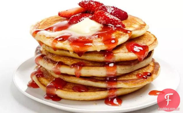 Panquecas De Cheesecake Quase Famosas