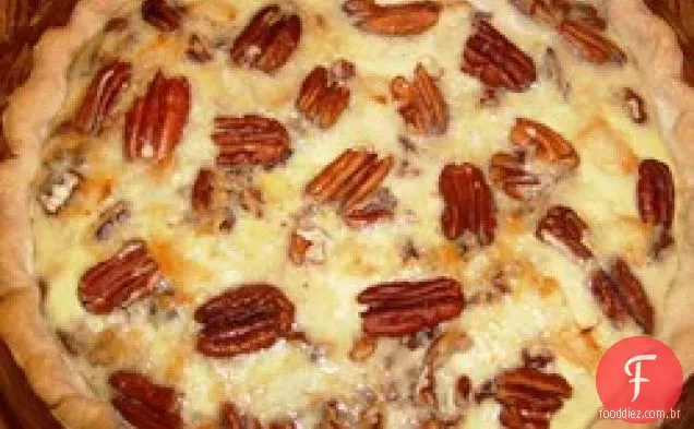 Chicken Pecan Quiche