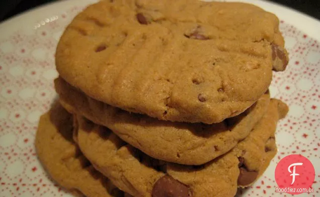 Biscoitos De Chocolate Com Manteiga De Amendoim