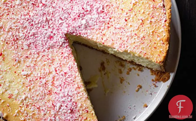 Chocolate Branco Peppermint Cheesecake