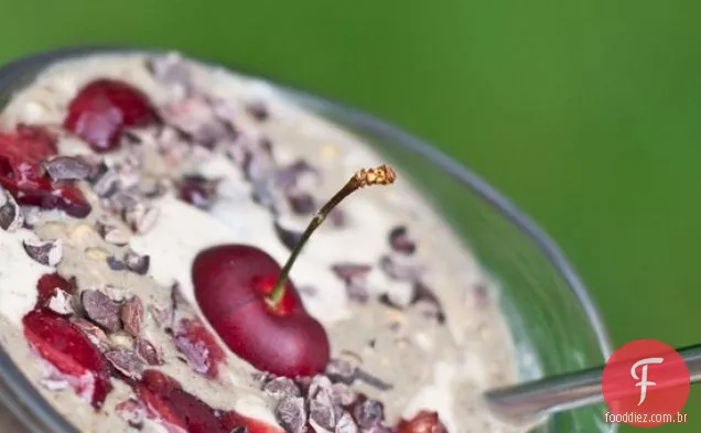 Manteiga De Amendoim E Geléia Vegan Overnight Oats
