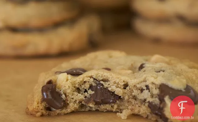 Biscoitos Grossos De Amendoim, Chocolate E Canela