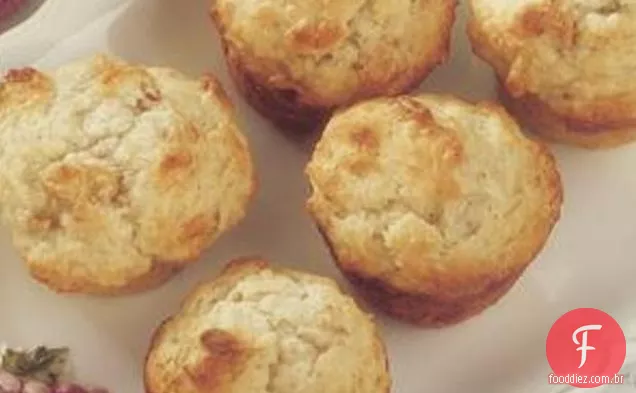 Manteiga De Amendoim Chip & Banana Mini Muffins