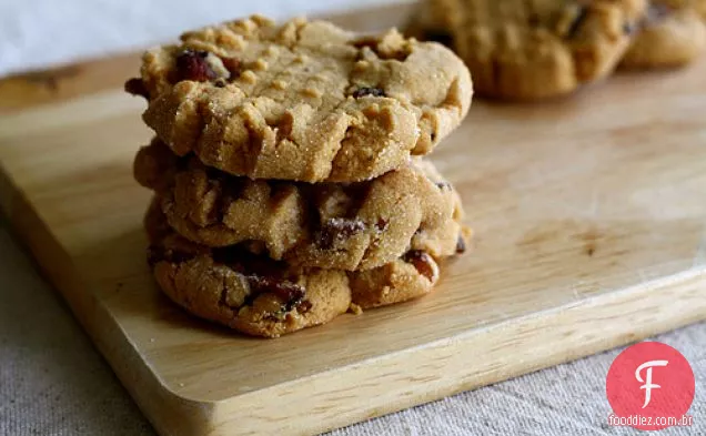 Manteiga De Amendoim Bacon Cookies