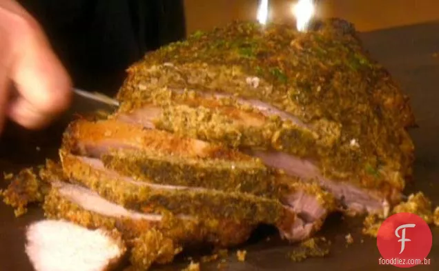 Lombo De Porco Com Crosta De Ervas