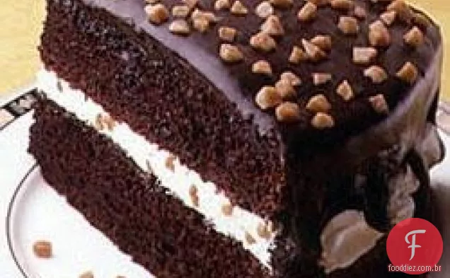 Glazed Inglês Toffee Cake