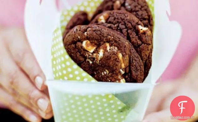 Biscoitos em preto e branco