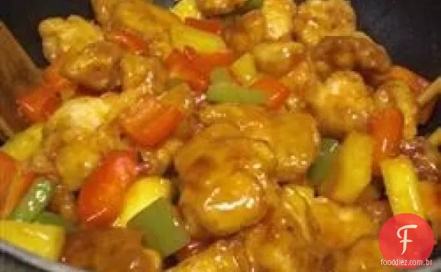 Frango agridoce eu