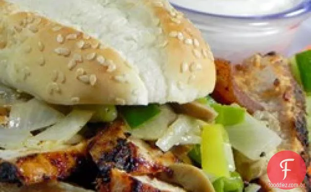 Sanduíches de frango com Zang
