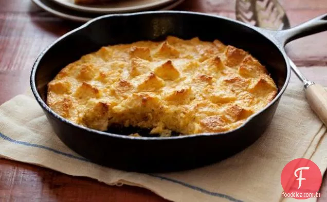 Pudim De Pão De Milho Doce