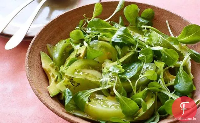 Tomate Verde Picante-Salada De Abacate