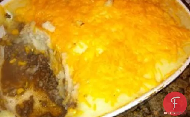 Torta de pastor de carne moída