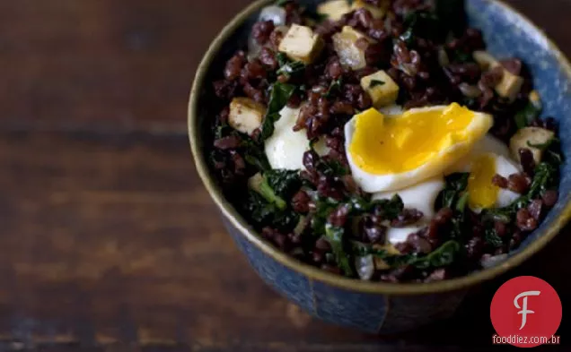 Ovos Escalfados Sobre Arroz