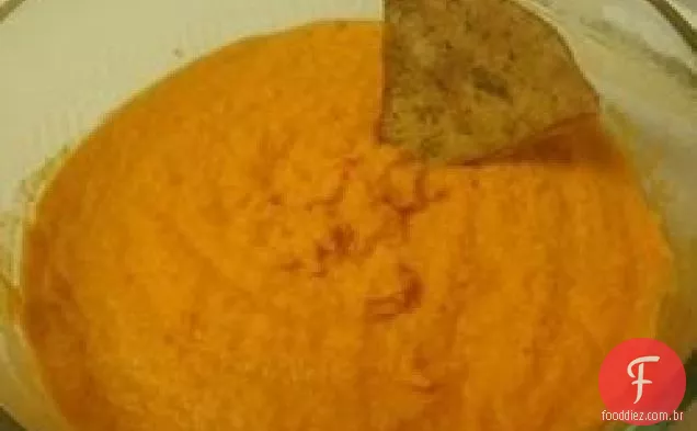 Hummus De Pimenta Vermelha Fácil
