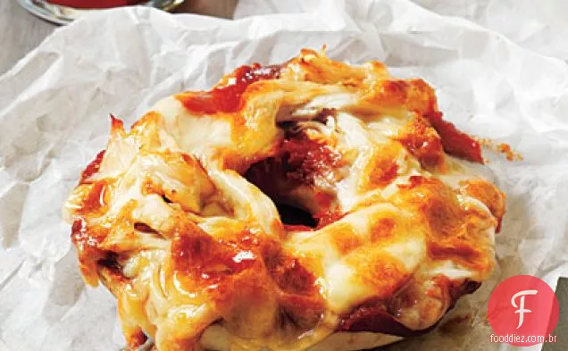 Queijo Frango Bagel Pizzas
