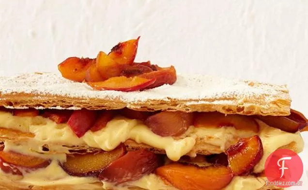 Pêssego Assado Napoleão