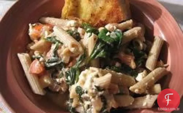 Massas de espinafre e Feta de Suki