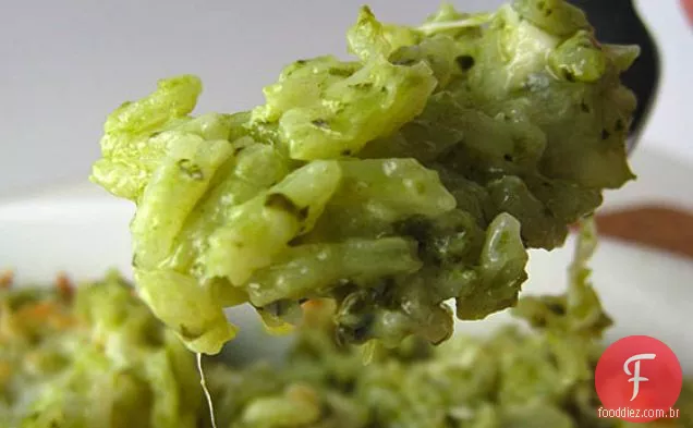 Arroz Torrado Com Queijo Poblano