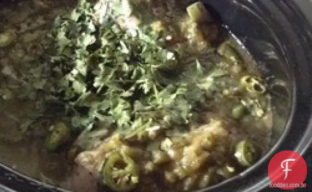 Carne de porco Chilena verde picante de Andy