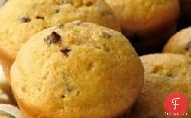 Muffins com Chip de chocolate de abóbora da Barb