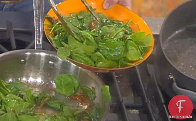 Salada De Espinafre Envidraçada