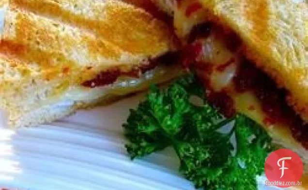 Peru e tomate seco ao sol Panini
