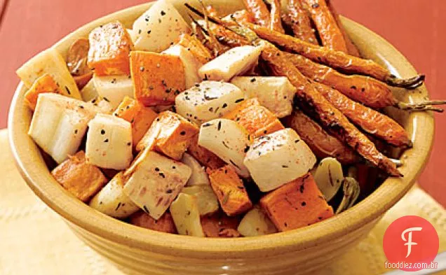 Legumes Torrados Da Terra Do Coração