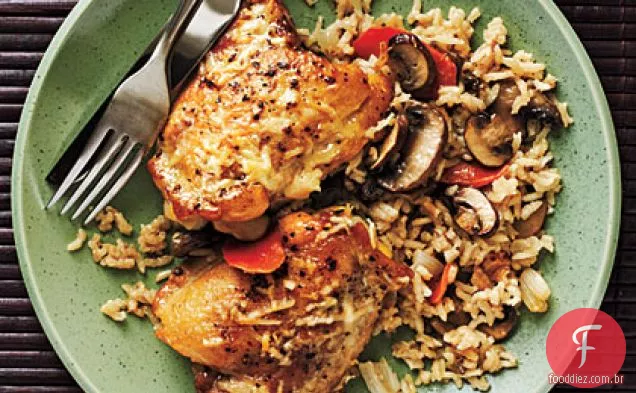 Frango e arroz