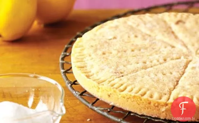 Shortbread De Limão E Manjericão