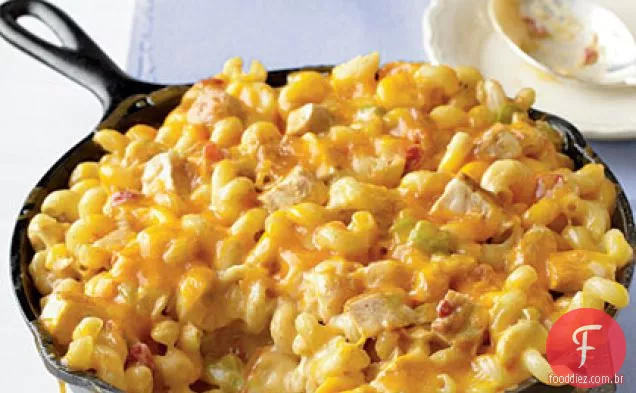 King Ranch frango Mac e queijo