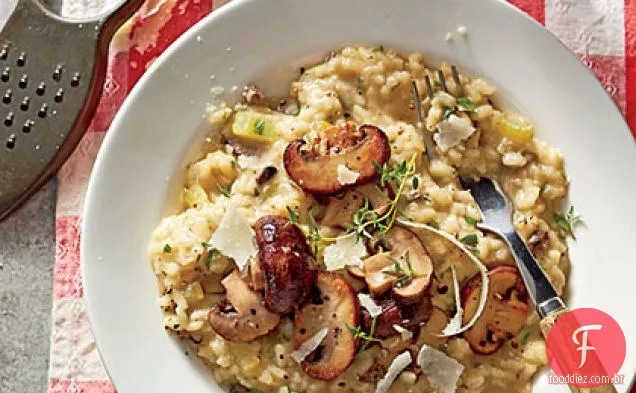 Risoto De Cogumelos De Inverno