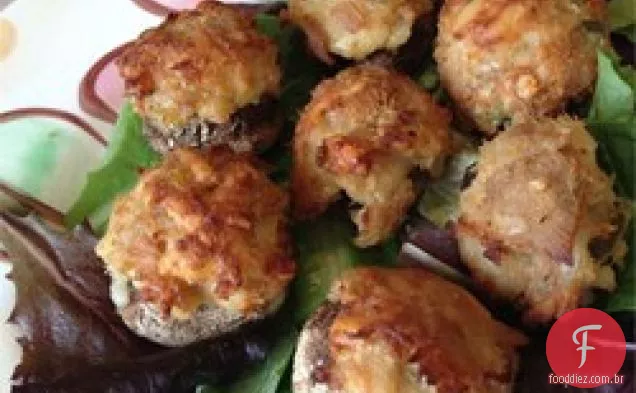 Cogumelos Recheados De Atum