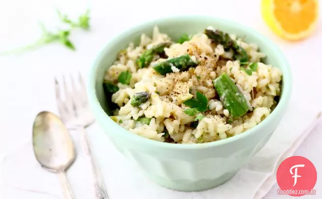 Risoto De Aspargos + Cebolinha